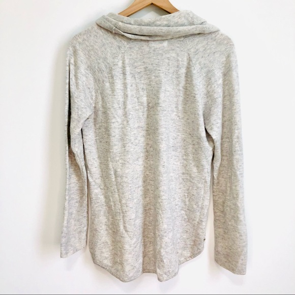 Calvin Klein | Cow Neck Ribbed Front Sweater - Picture 2 of 5